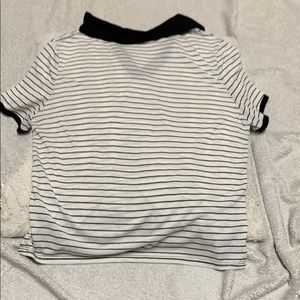 Wet Seal Tops - Never worn white &black stripe Niki & Gabi V neck Wet Seal Tops - Never worn white &black stripe Niki & Gabi V neck